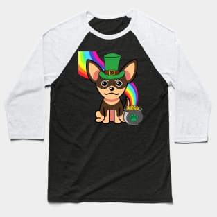 Cute chihuahua is a leprechaun Baseball T-Shirt